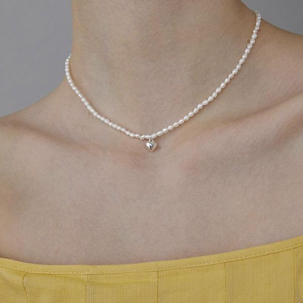 chokers classic short choker necklace for women elegant tiny heart charm baroque style fresh water pearl chain necklaces, Golden;silver
chokers classic short choker necklace for women elegant tiny heart charm baroque style fresh water pearl chain necklaces, Golden;silver