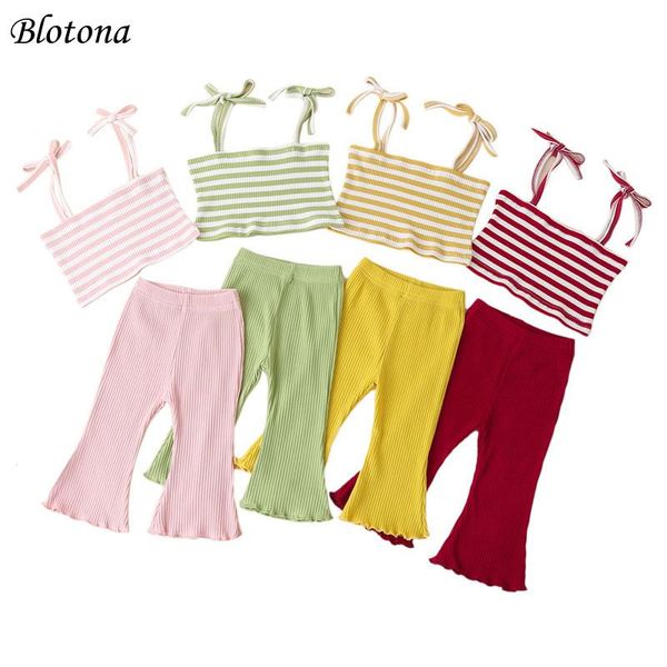 blotona toddler baby stripe printing 2pcs summer set, infant girls square collar sleeveless sling + elastic long pants set, White
blotona toddler baby stripe printing 2pcs summer set, infant girls square collar sleeveless sling + elastic long pants set, White