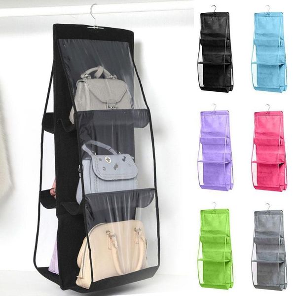 double-sided six-layer bag hanging bag for wardrobe handbag organizer storage closet non-woven hanging c8s5
double-sided six-layer bag hanging bag for wardrobe handbag organizer storage closet non-woven hanging c8s5