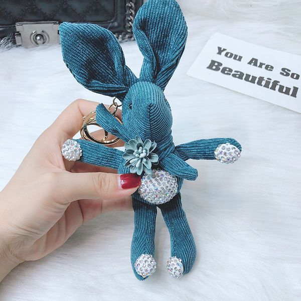 korean cute diamond rabbit kids car keychain clay corduroy creative doll bag pendant, Silver
korean cute diamond rabbit kids car keychain clay corduroy creative doll bag pendant, Silver
