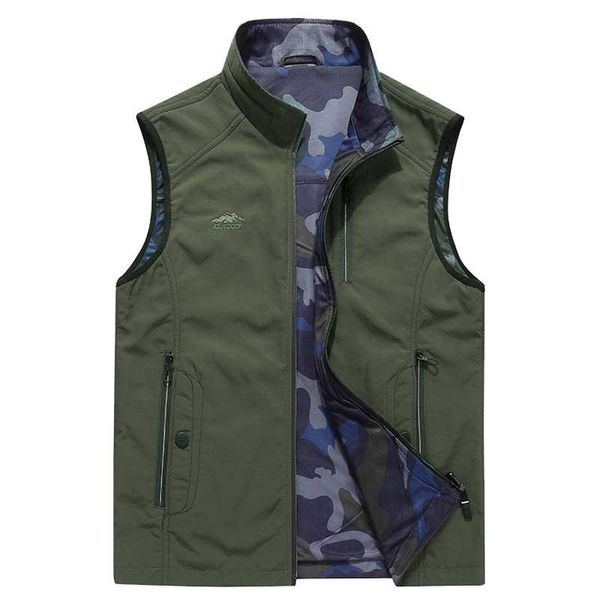 men's vests spring summer fashion vest sleeveless jacket coat men casual waistcoat doulbe side wear camouflage outwear male clothes 4xl, Black;white
men's vests spring summer fashion vest sleeveless jacket coat men casual waistcoat doulbe side wear camouflage outwear male clothes 4xl, Black;white