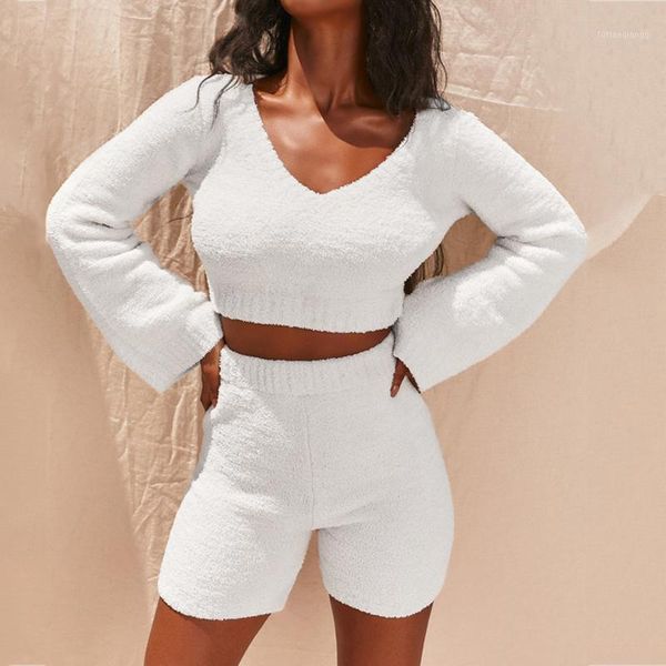 women's tracksuits short sweater two pieces women knitted suit setes casual long sleeve body shorts pcs overall atumn sets, Gray
women's tracksuits short sweater two pieces women knitted suit setes casual long sleeve body shorts pcs overall atumn sets, Gray