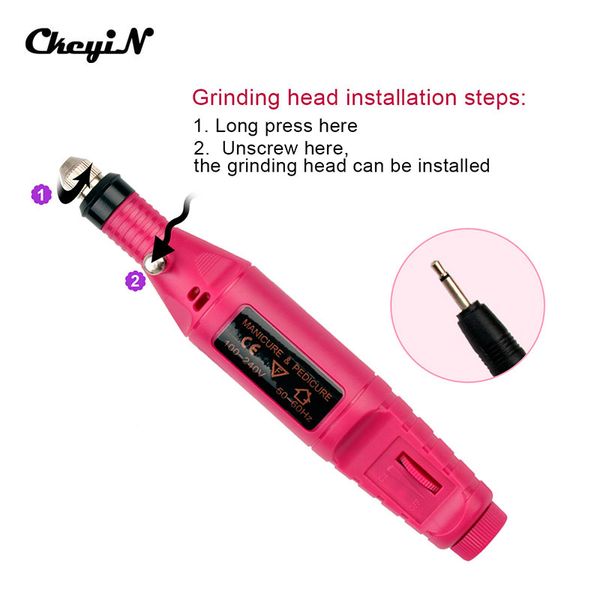 ckeyin 20000rpm pen shape electric file manicure drill machine +6 nail art drill bits manicure pedicure nail tools polish set 46
ckeyin 20000rpm pen shape electric file manicure drill machine +6 nail art drill bits manicure pedicure nail tools polish set 46