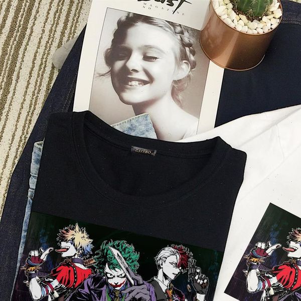 my hero academy japan boku no hero academia anime harajuku casual spoof clown cartoon loose summer t shirt ulzzang female, White
my hero academy japan boku no hero academia anime harajuku casual spoof clown cartoon loose summer t shirt ulzzang female, White