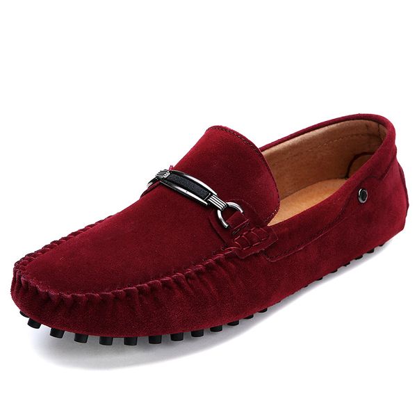 slip on dress shoes for show men's cow leather loafer car flats non-slip guys buckle moccasin, Black
slip on dress shoes for show men's cow leather loafer car flats non-slip guys buckle moccasin, Black