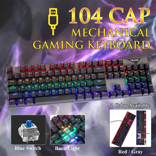 k8 usb wired gaming mechanical keyboard blue switch 104keys backlit 22 lighting effects for gamer lapcomputer
k8 usb wired gaming mechanical keyboard blue switch 104keys backlit 22 lighting effects for gamer lapcomputer