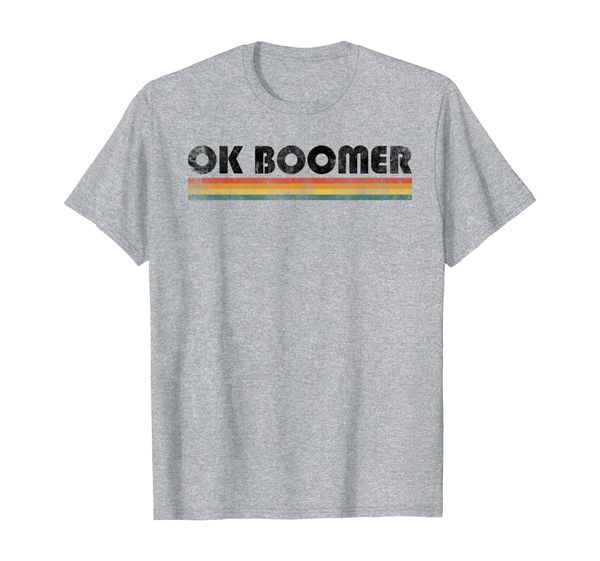 vintage retro ok boomer t-shirt, White;black
vintage retro ok boomer t-shirt, White;black
