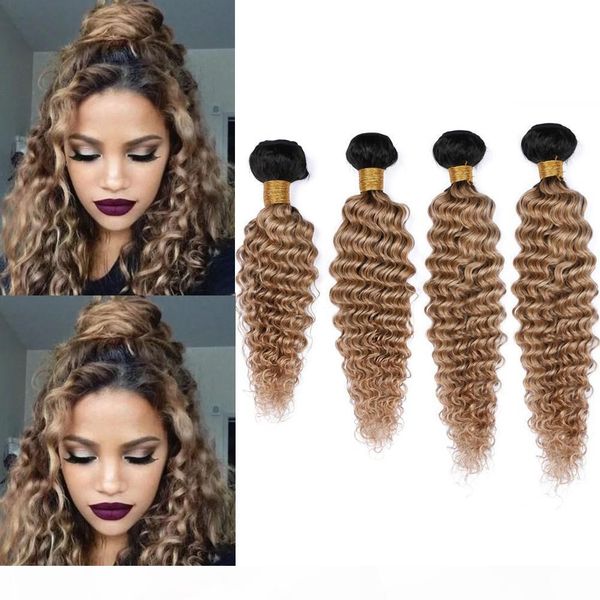 ombre honey blonde deep wave human hair weave bundles 4pcs dark roots #1b 27 light brown ombre virgin peruvian hair weft extensions 10-30&qu, Black
ombre honey blonde deep wave human hair weave bundles 4pcs dark roots #1b 27 light brown ombre virgin peruvian hair weft extensions 10-30&qu, Black