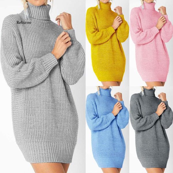 women's sweaters elegant sweater dresses for wome turtleneck long sleeve solid loose thicken fashion basic autumn winter knitted dress, White;black
women's sweaters elegant sweater dresses for wome turtleneck long sleeve solid loose thicken fashion basic autumn winter knitted dress, White;black