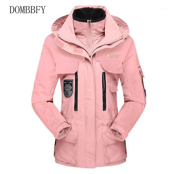 women's jackets winter 2 pcs inside cotton-paded outdoor sport waterproof thermal hiking ski mountain climbing windbreaker coats, Black;brown
women's jackets winter 2 pcs inside cotton-paded outdoor sport waterproof thermal hiking ski mountain climbing windbreaker coats, Black;brown