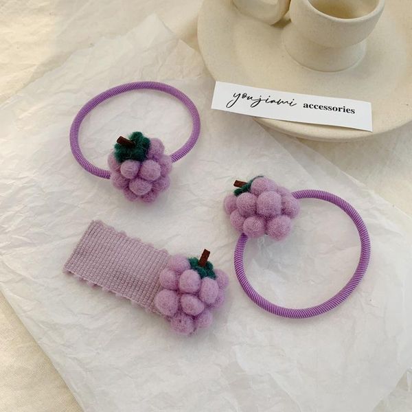 hair accessories adorable purple felt grape barrettes clip kawaii hairpin elastic bands cute toddlers scrunchies ponytail holder, Slivery;white
hair accessories adorable purple felt grape barrettes clip kawaii hairpin elastic bands cute toddlers scrunchies ponytail holder, Slivery;white