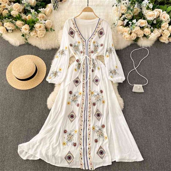 women fashion bohemian embroidery cotton and linen v-neck long-sleeved high waist holiday dress vestidos de mujer r705 210527, Black;gray
women fashion bohemian embroidery cotton and linen v-neck long-sleeved high waist holiday dress vestidos de mujer r705 210527, Black;gray