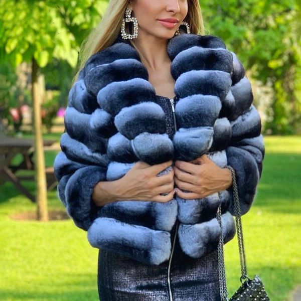 women's fur & faux women real rex coat turn-down collar thick warm winter overcoat trendy genuine jacket woman 2021, Black
women's fur & faux women real rex coat turn-down collar thick warm winter overcoat trendy genuine jacket woman 2021, Black