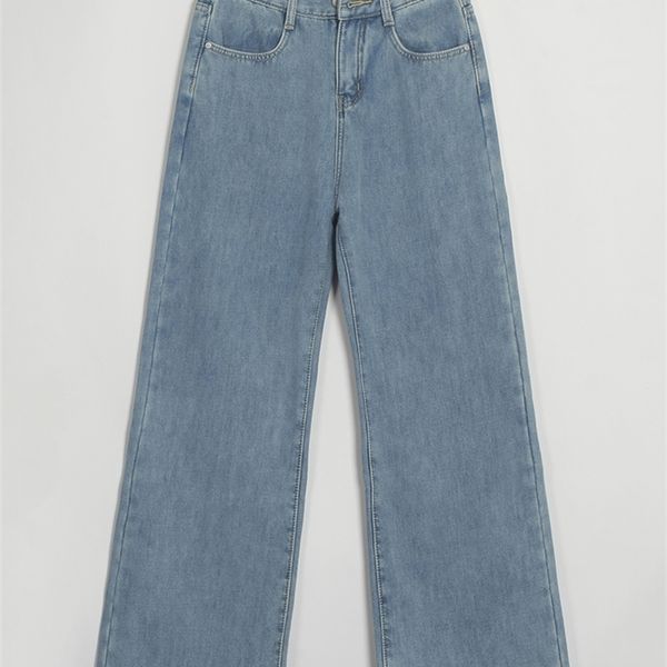 wixra women stylish street style fleece denim pants ladies winter autumn loose high waist pockets casual jeans 220304, Blue
wixra women stylish street style fleece denim pants ladies winter autumn loose high waist pockets casual jeans 220304, Blue