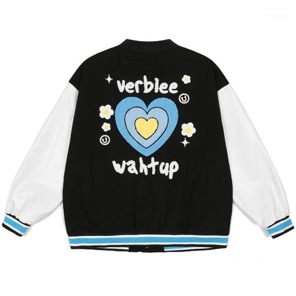 men's jackets men baseball jacket coat hip hop streetwear heart plush embroidery bomber 2021 autumn harajuku varsity, Black;brown
men's jackets men baseball jacket coat hip hop streetwear heart plush embroidery bomber 2021 autumn harajuku varsity, Black;brown