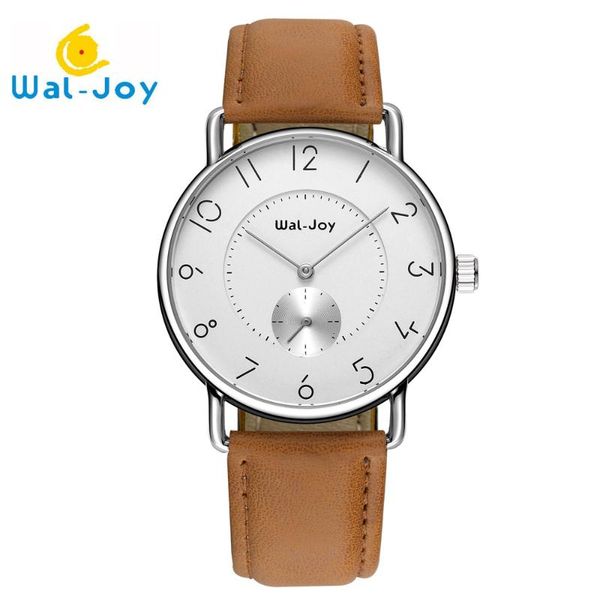 wristwatches wal-joy brand 2021 popluar men classic waterproof watch digital business leather straps gift for boy friend, Slivery;brown 
wristwatches wal-joy brand 2021 popluar men classic waterproof watch digital business leather straps gift for boy friend, Slivery;brown