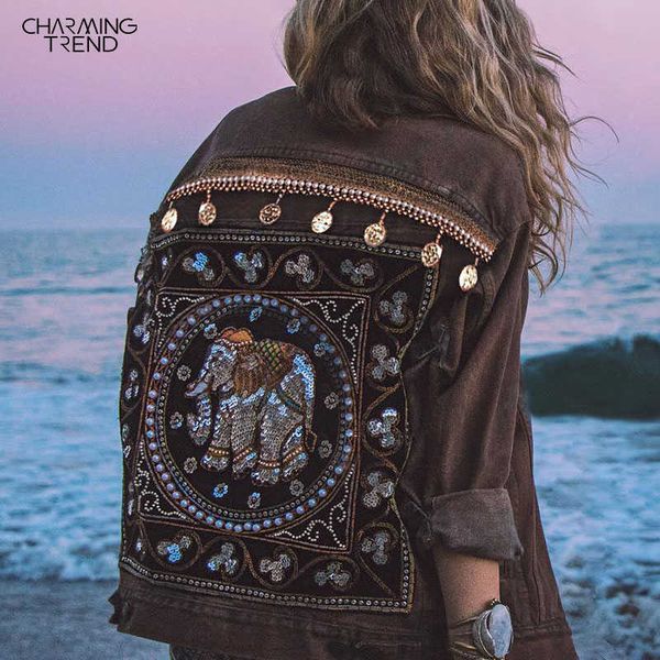 women's short black denim jacket autumn winter turn-down collar button female jackets pattern splice vintage woman outerwear 210702, Black;brown
women's short black denim jacket autumn winter turn-down collar button female jackets pattern splice vintage woman outerwear 210702, Black;brown