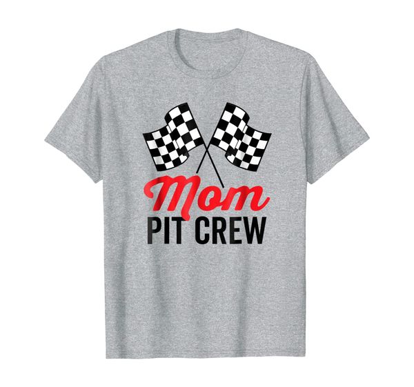 mom pit crew shirt for racing party costume, White;black
mom pit crew shirt for racing party costume, White;black