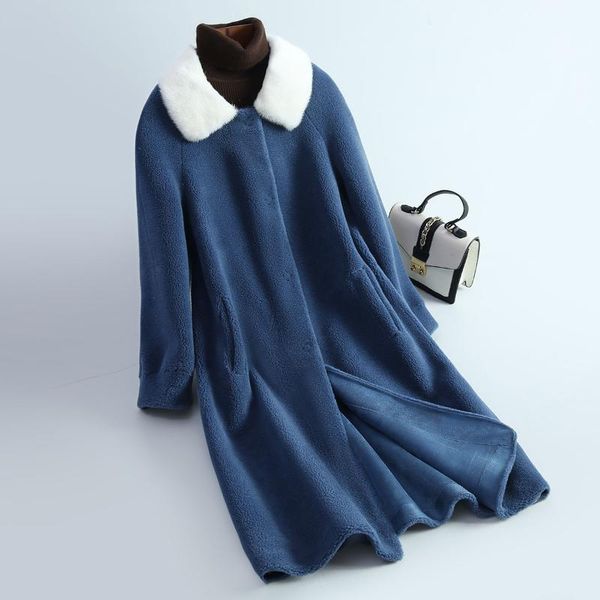 2021 new autumn winter women warm coat female full sleeve fashion korean style loose causal long jackets q442, Black
2021 new autumn winter women warm coat female full sleeve fashion korean style loose causal long jackets q442, Black