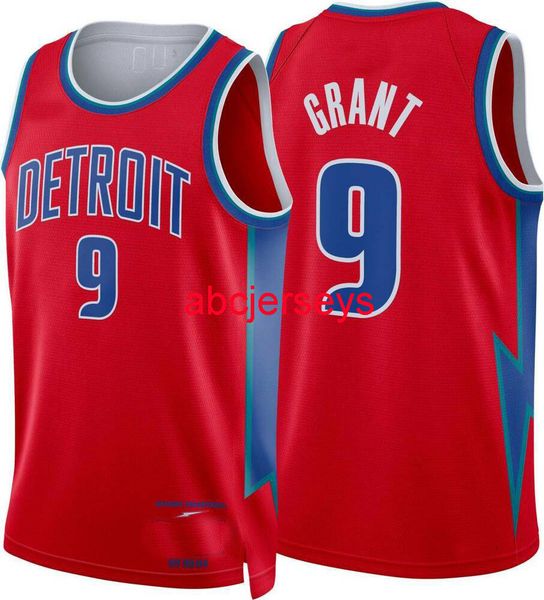 jerami grant #9 swingman jersey embroidery basketball xs-5xl 6xl, Black
