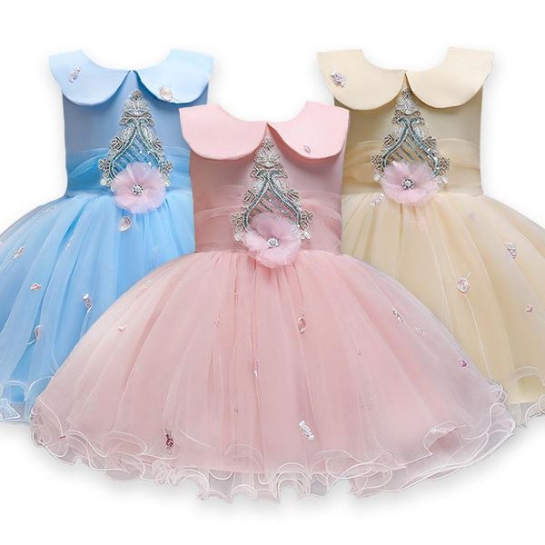 girl's dresses european trend store 2021 cute baby girl 1 years birthday for girls mesh princess dress infant baptism party costume, Red;yellow
girl's dresses european trend store 2021 cute baby girl 1 years birthday for girls mesh princess dress infant baptism party costume, Red;yellow