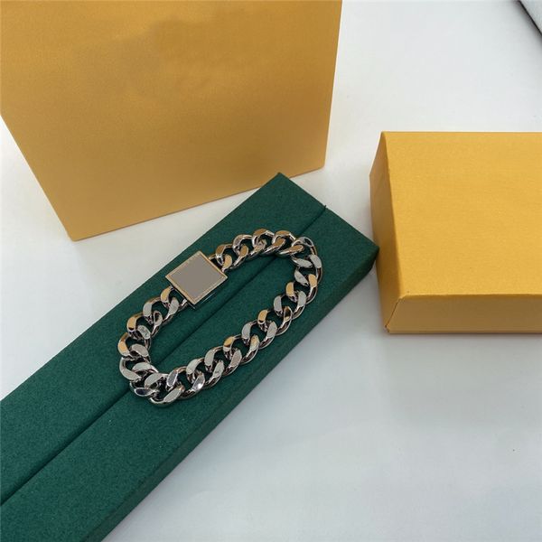 classic hip hop bracelets couple metal chain bracelet men cuba steel color bracelet with gift box, Golden;silver
classic hip hop bracelets couple metal chain bracelet men cuba steel color bracelet with gift box, Golden;silver