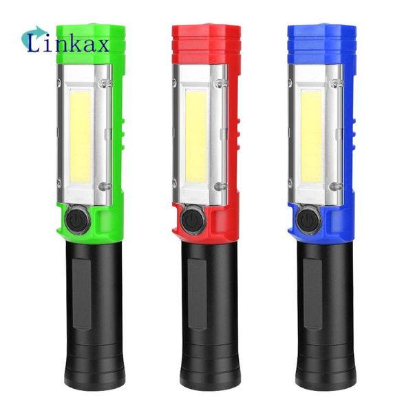 flashlights torches 1*cob light strip +1*led cob led work 4 modes magnetic outdoor for hunting latern camping
flashlights torches 1*cob light strip +1*led cob led work 4 modes magnetic outdoor for hunting latern camping