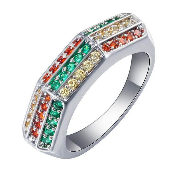 wedding rings silver plated rainbow 3 mixed color vintage luxury ring jewelry fashion costume czech zircon crystal finger, Slivery;golden
wedding rings silver plated rainbow 3 mixed color vintage luxury ring jewelry fashion costume czech zircon crystal finger, Slivery;golden