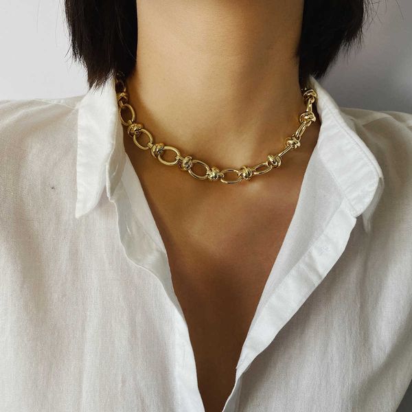 jewelry personality handmade female metal exaggerated hemp thick chain necklace, Silver
jewelry personality handmade female metal exaggerated hemp thick chain necklace, Silver