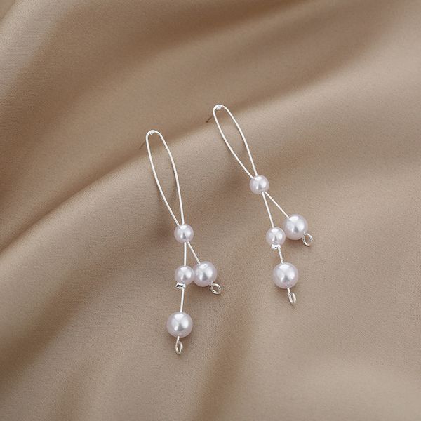 925 silver needle super fairy long pearl ear line earrings new korean fashion temperament net red earrings
925 silver needle super fairy long pearl ear line earrings new korean fashion temperament net red earrings