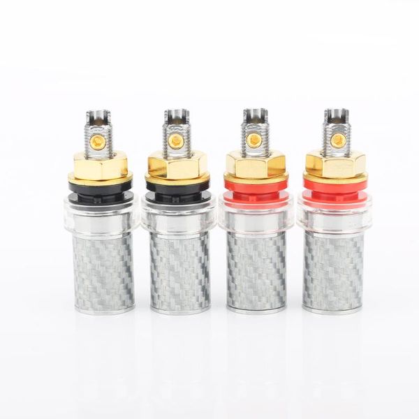 smart power plugs factory directly offer 4pcs rhodium plated carbon fiber amp speaker terminal binding post
smart power plugs factory directly offer 4pcs rhodium plated carbon fiber amp speaker terminal binding post