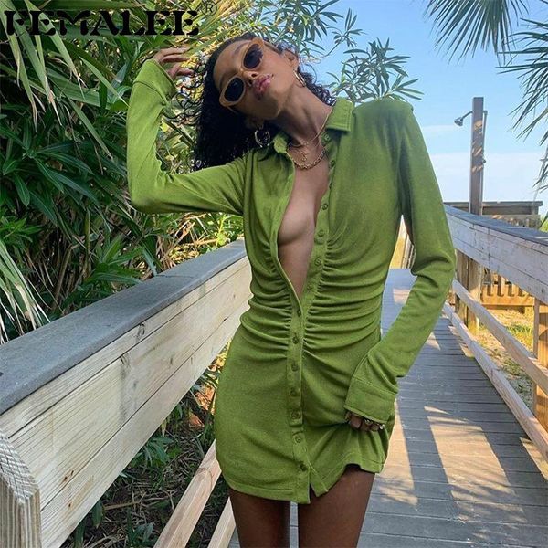 casual dresses femalee pleated turn-down collar button blouse dress women long sleeve mini streetwear female velvet shirt vestidos, Black;gray
casual dresses femalee pleated turn-down collar button blouse dress women long sleeve mini streetwear female velvet shirt vestidos, Black;gray