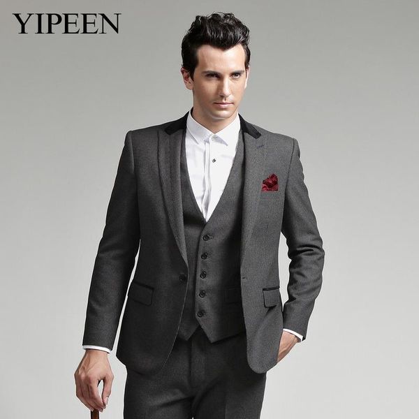 men's suits & blazers 2021 suit three piece tailored business casual men wedding, White;black
men's suits & blazers 2021 suit three piece tailored business casual men wedding, White;black