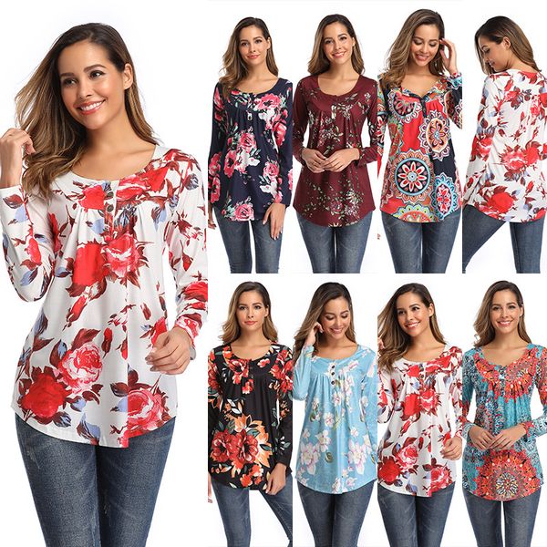 women's t-shirt 2021 spring and summer new popular in europe and america v-neck pleated long sleeve printing loose casual t-shirt, White
women's t-shirt 2021 spring and summer new popular in europe and america v-neck pleated long sleeve printing loose casual t-shirt, White