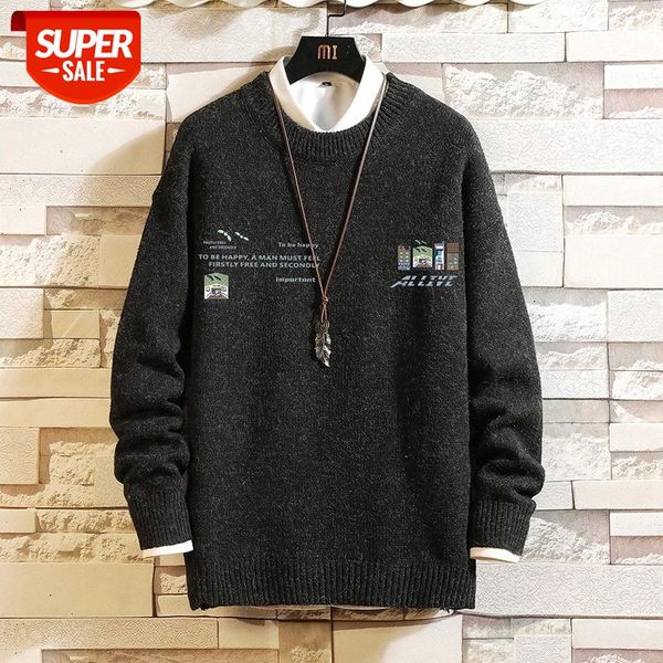 2021 new sweaters men's black blue grey long sleeves autumn winter pullover knitted o-neck plus oversize 5xl #sh8j, White;black
2021 new sweaters men's black blue grey long sleeves autumn winter pullover knitted o-neck plus oversize 5xl #sh8j, White;black