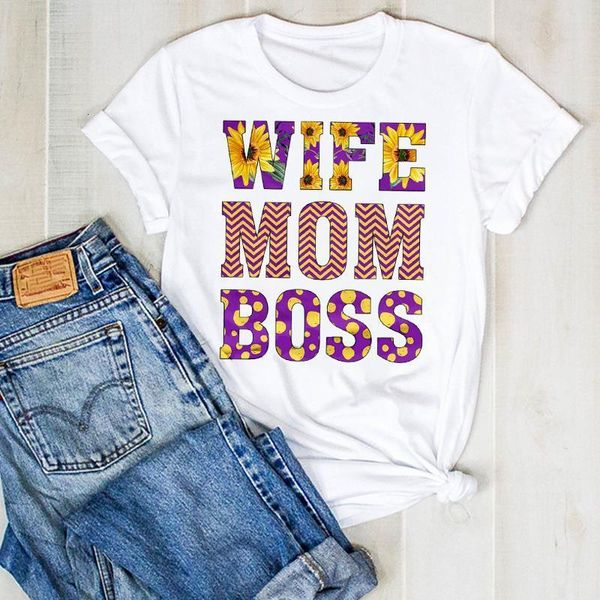 women lady mama sunflower letter floral print printed ladies summer t tee tshirt womens female shirt clothes graphic t-shirt, White
women lady mama sunflower letter floral print printed ladies summer t tee tshirt womens female shirt clothes graphic t-shirt, White