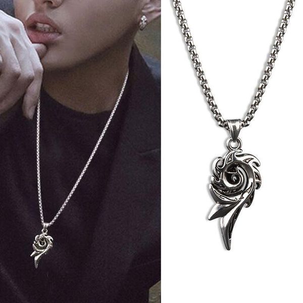pendant necklaces silver color whirling phoenix flame necklace for man fashion hip hop street style chain
pendant necklaces silver color whirling phoenix flame necklace for man fashion hip hop street style chain