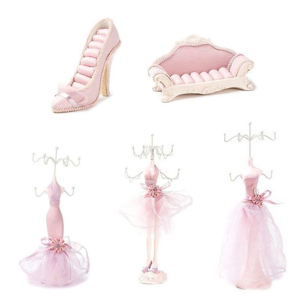 jewelry pouches, bags creative home mannequin pink dress earings storage rack detachable lady figure display elegant stand necklace ring c1f, Pink;blue
jewelry pouches, bags creative home mannequin pink dress earings storage rack detachable lady figure display elegant stand necklace ring c1f, Pink;blue