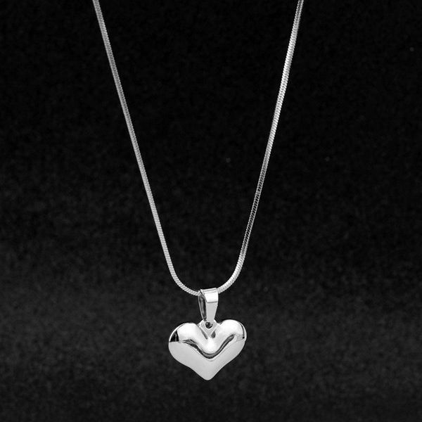 chains fashion stainless steel love necklaces for men and women exquisite clavicle chain peach heart pendant necklace jewelry, Silver
chains fashion stainless steel love necklaces for men and women exquisite clavicle chain peach heart pendant necklace jewelry, Silver