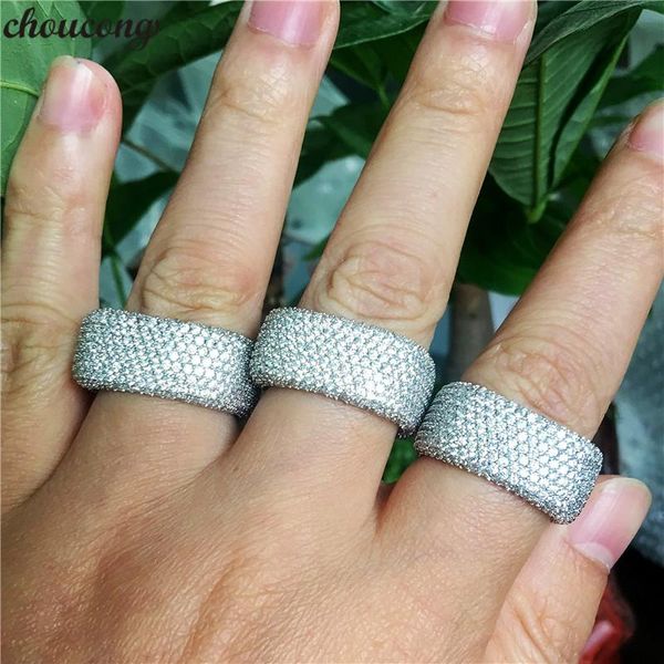 wedding rings choucong handmad promise ring 925 sterling silver full micro pave 450pc zircon cz party band for women men jewelry, Slivery;golden
wedding rings choucong handmad promise ring 925 sterling silver full micro pave 450pc zircon cz party band for women men jewelry, Slivery;golden