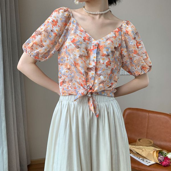 new 2021 women summer flower print short sleeve v-neck womens and blouses fashion shirt blusas roupa feminina 0brg, White
new 2021 women summer flower print short sleeve v-neck womens and blouses fashion shirt blusas roupa feminina 0brg, White
