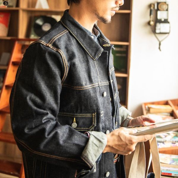 men's jackets vs101-0001b read description big size 16oz cotton denim jacket casual stylish unwashed coat, Black;brown
men's jackets vs101-0001b read description big size 16oz cotton denim jacket casual stylish unwashed coat, Black;brown