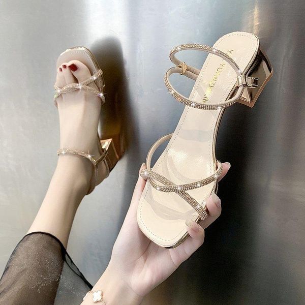 block heels all-match high heeled sandals woman 2021 med ladies shoes summer chunky high-heeled rhinestone new medium girls, Black
block heels all-match high heeled sandals woman 2021 med ladies shoes summer chunky high-heeled rhinestone new medium girls, Black