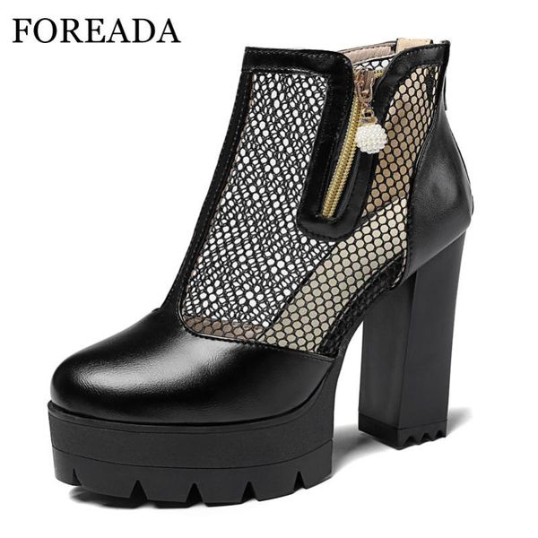 boots foreada woman gothic style super high heel ankle platform thick short zip round toe ladies footwear 33-43, Black
boots foreada woman gothic style super high heel ankle platform thick short zip round toe ladies footwear 33-43, Black