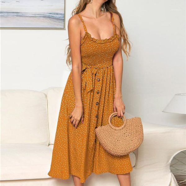 casual dresses summer sleeveless slip dress women strapless bow button loose bandage pleated polka dot sundress backless vestidos, Black;gray
casual dresses summer sleeveless slip dress women strapless bow button loose bandage pleated polka dot sundress backless vestidos, Black;gray