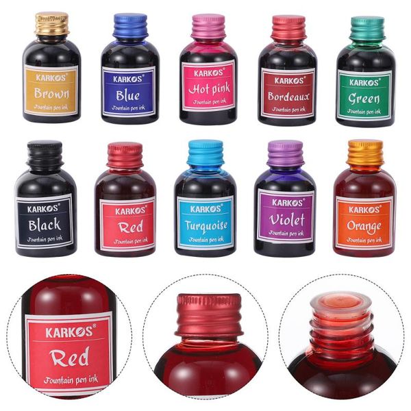 bottles calligraphy pen ink fountain dip non-carbon drawing inks refills, Black;red
bottles calligraphy pen ink fountain dip non-carbon drawing inks refills, Black;red