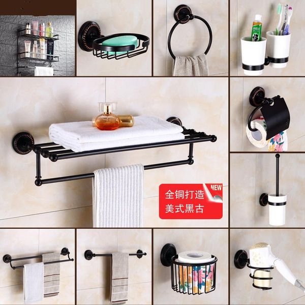 bathroom sink faucets black ancient towel rack copper european retro shelf hardware pendant set
bathroom sink faucets black ancient towel rack copper european retro shelf hardware pendant set