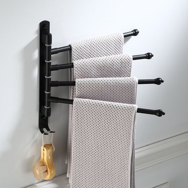 2021 new 2-4 swivel bars wall mounted aluminum black rail rack with hooks bathroom holder fodable towel hanger gjx0
2021 new 2-4 swivel bars wall mounted aluminum black rail rack with hooks bathroom holder fodable towel hanger gjx0