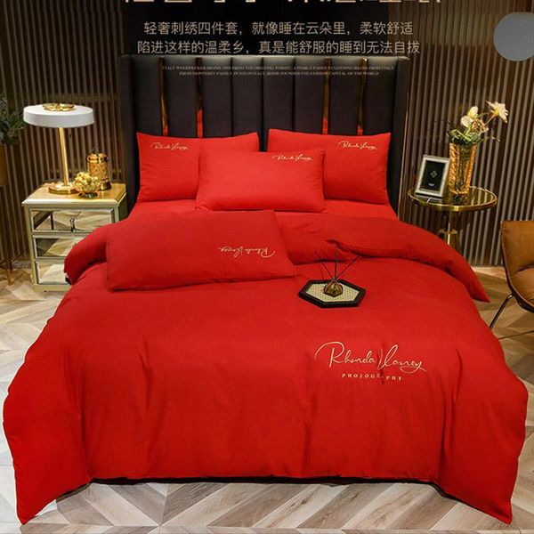 bedding sets embroidery set home textile solid color brushed fabric cotton bed sheet quilt cover pillowcase for bedroom oceania
bedding sets embroidery set home textile solid color brushed fabric cotton bed sheet quilt cover pillowcase for bedroom oceania