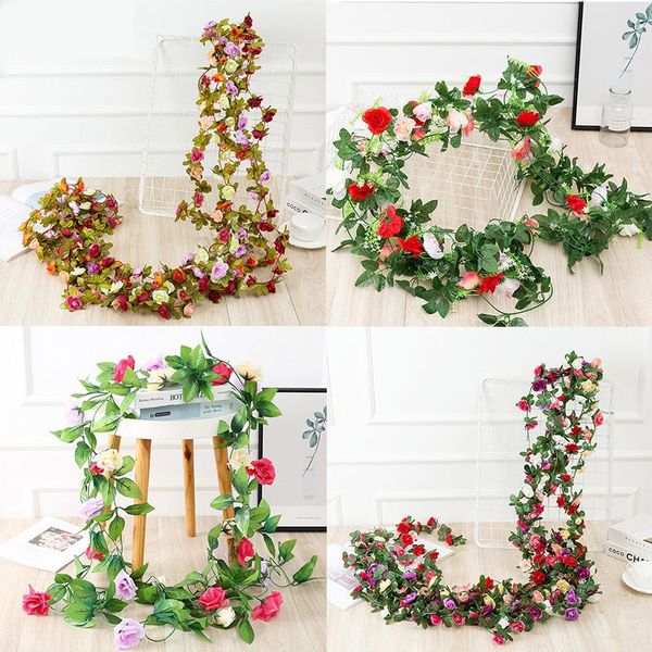 decorative flowers & wreaths 2.2m artificial rose flower vine spring small peony string decoration silk fake wreath wedding home el garden
decorative flowers & wreaths 2.2m artificial rose flower vine spring small peony string decoration silk fake wreath wedding home el garden
